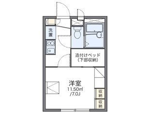 レオパレスＭＡＲＵＫＩＴＡIIの物件間取画像